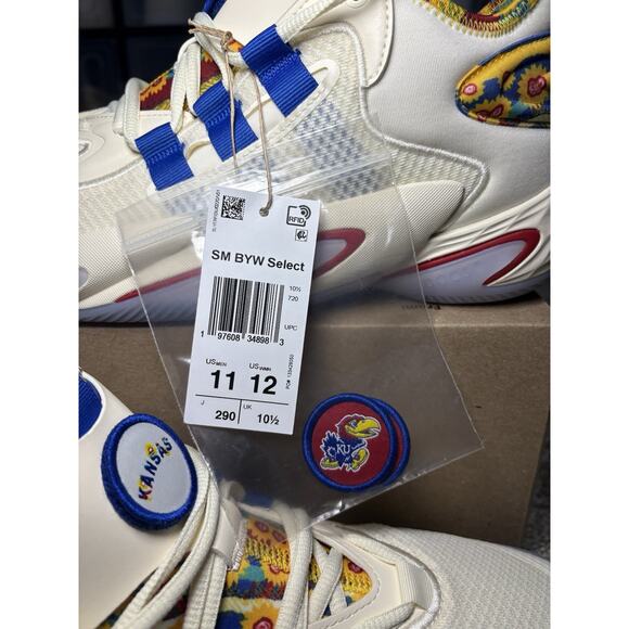 Adidas Sm Byw Select Kansas Jayhawks PE ID3655 Men’s Size 11 Basketball Shoes main image 4